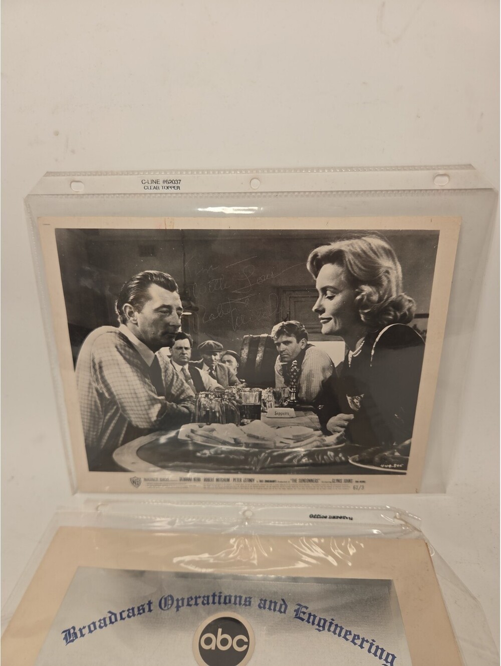 Robert Mitchum Signed The Sundowners Vintage 1960 Warner Bros Promo 8x10 Photo